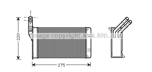 AVA QUALITY COOLING šilumokaitis, salono šildymas CN6082